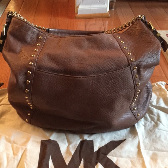 Like new Michael Kors studded hobo - Picture 2 of 3